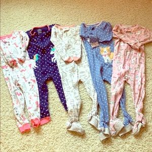 Lot of Carter’s Cotton Pajamas 3T